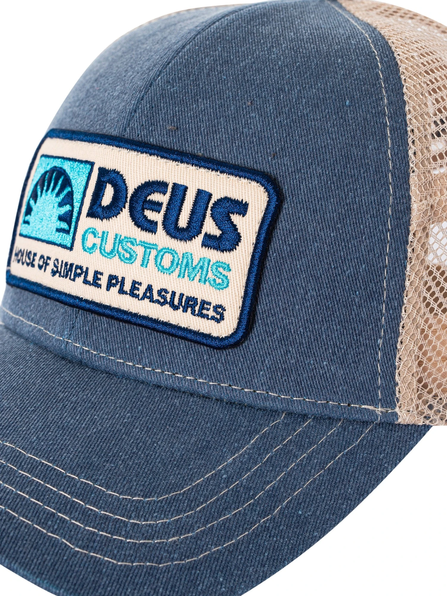 Deus Ex Machina Melodies Trucker Cap - Blue Ribbon 6 Deus Ex Machina Melodies Trucker Cap - Blue Ribbon - Image 6