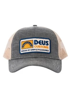 Deus Ex Machina Melodies Trucker Cap - Phantom Black -Standout Fashion Shop 48480e