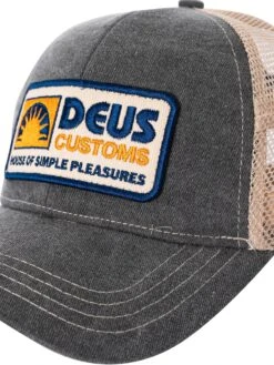 Deus Ex Machina Melodies Trucker Cap - Phantom Black -Standout Fashion Shop 48480f