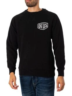 Deus Ex Machina Milan Address Sweatshirt - Black