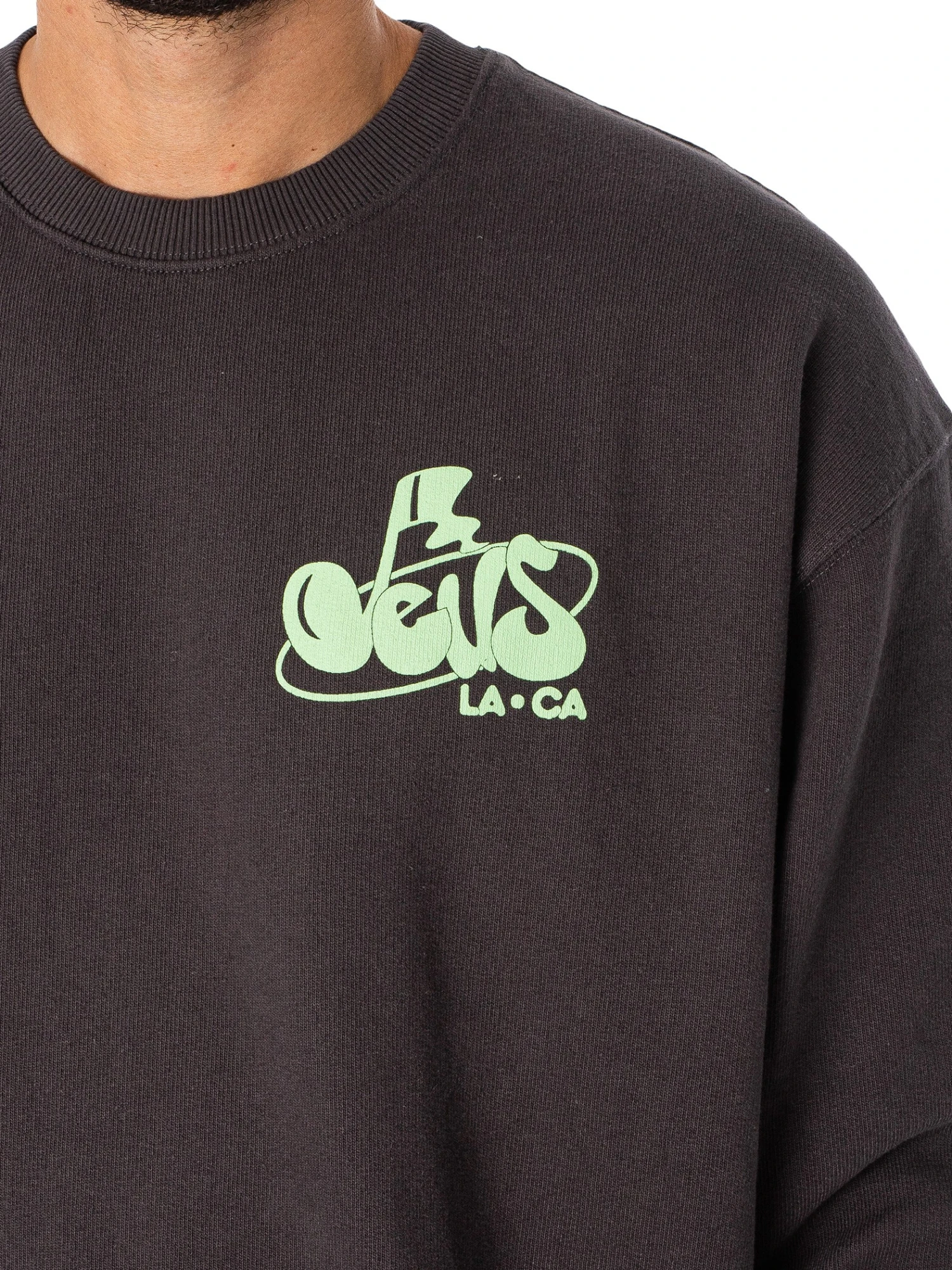 Deus Ex Machina Oversized Harmony Sweatshirt - Anthracite 4 Deus Ex Machina Oversized Harmony Sweatshirt - Anthracite - Image 4