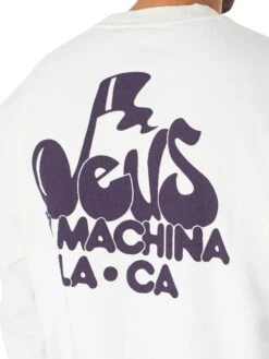 Deus Ex Machina Oversized Harmony Sweatshirt - Illusion Blue -Standout Fashion Shop 48484e