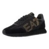 EA7 Side Logo Trainers - Black/Gold