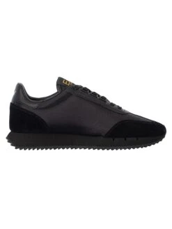 EA7 Side Logo Trainers - Black/Gold -Standout Fashion Shop 48496c