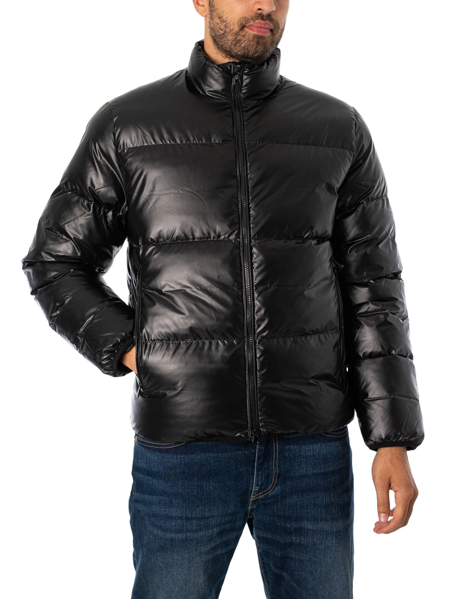 EA7 Woven Bomber Jacket - Black 1 EA7 Woven Bomber Jacket - Black