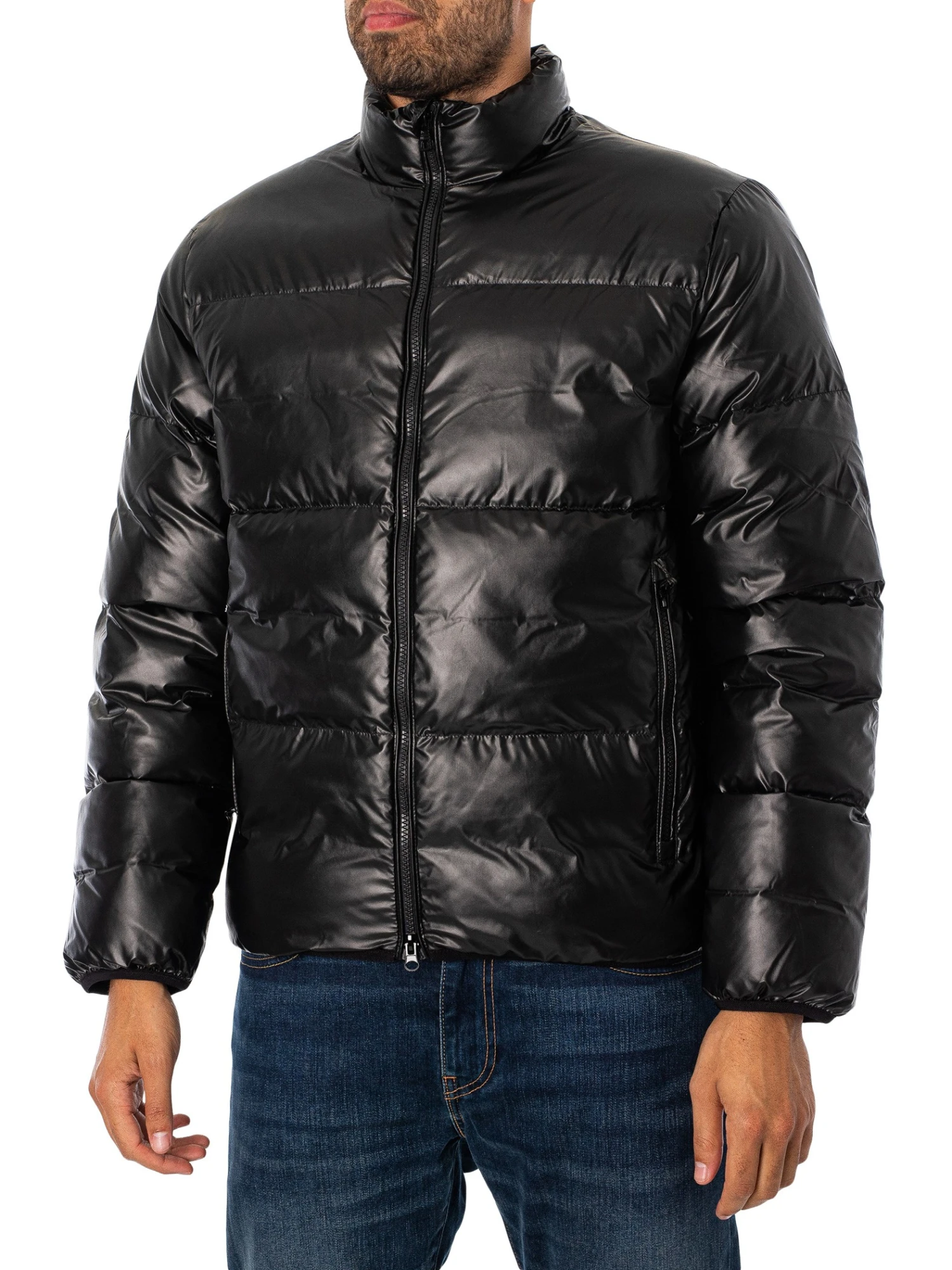 EA7 Woven Bomber Jacket - Black 2 EA7 Woven Bomber Jacket - Black - Image 2