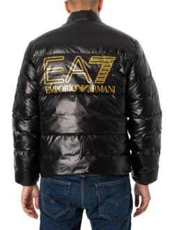 EA7 Woven Bomber Jacket - Black 11 EA7 Woven Bomber Jacket - Black -Standout Fashion Shop 48497c