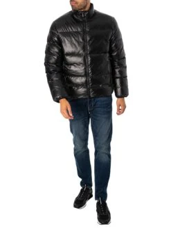 EA7 Woven Bomber Jacket - Black 16 EA7 Woven Bomber Jacket - Black -Standout Fashion Shop 48497h