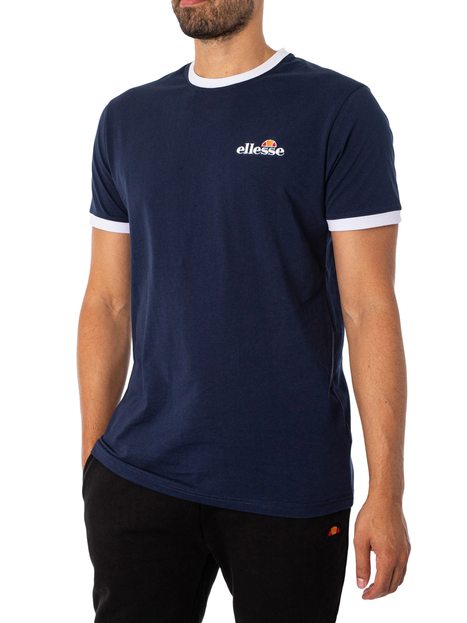 Ellesse Meduno T-Shirt - Navy 2 Ellesse Meduno T-Shirt - Navy - Image 2