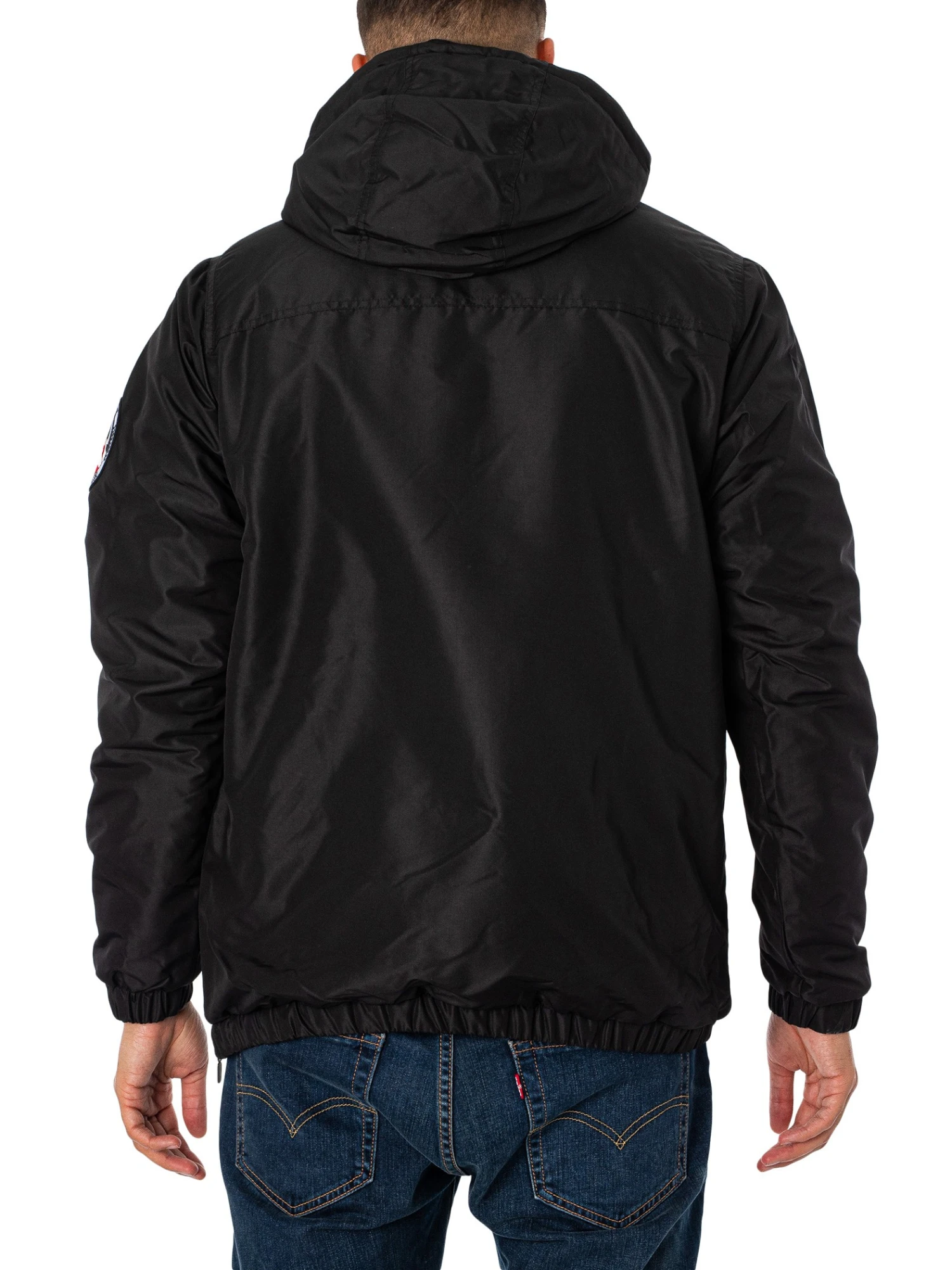 Ellesse Monterini Pullover Jacket - Black 3 Ellesse Monterini Pullover Jacket - Black - Image 3