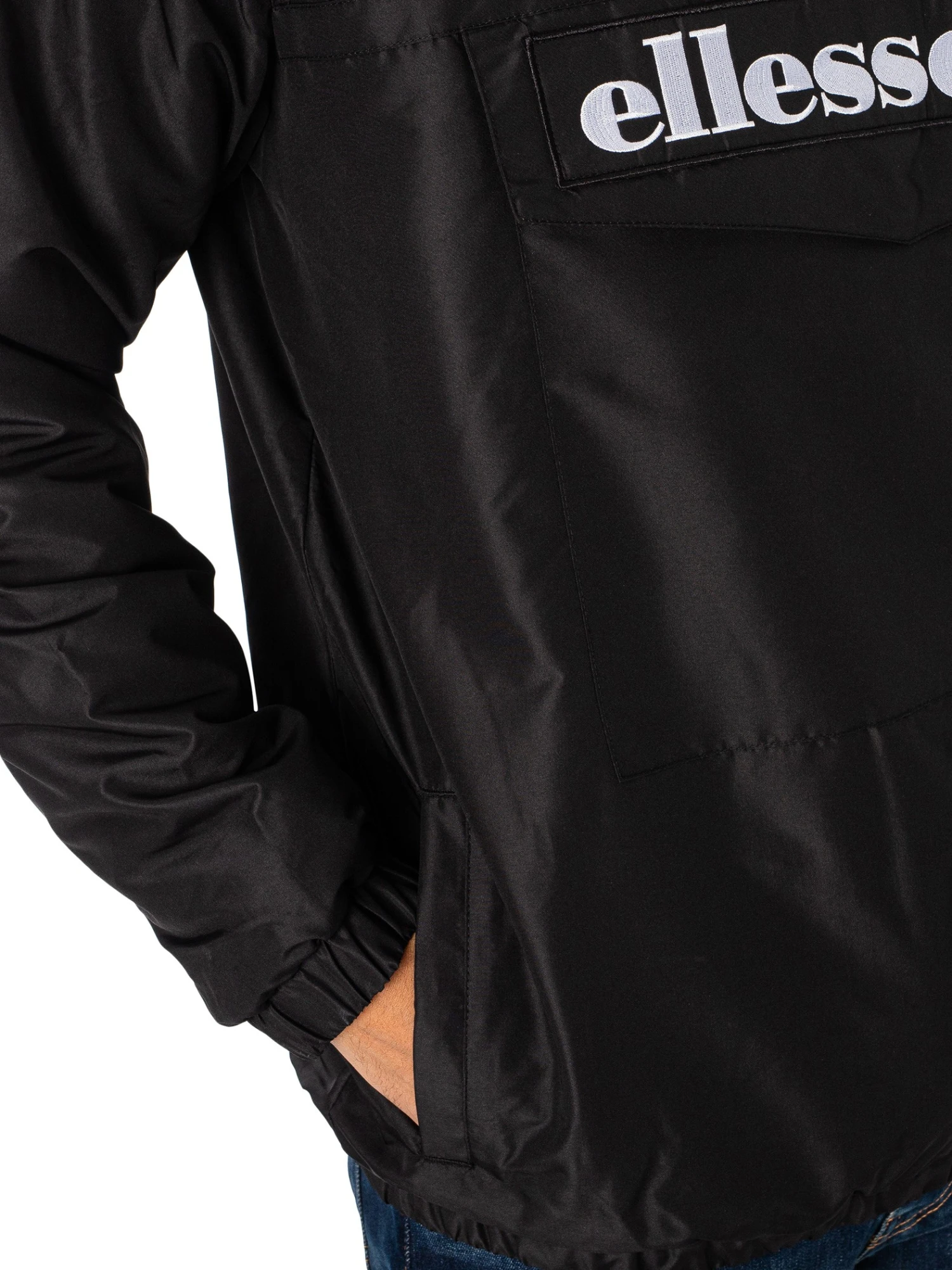 Ellesse Monterini Pullover Jacket - Black 6 Ellesse Monterini Pullover Jacket - Black - Image 6