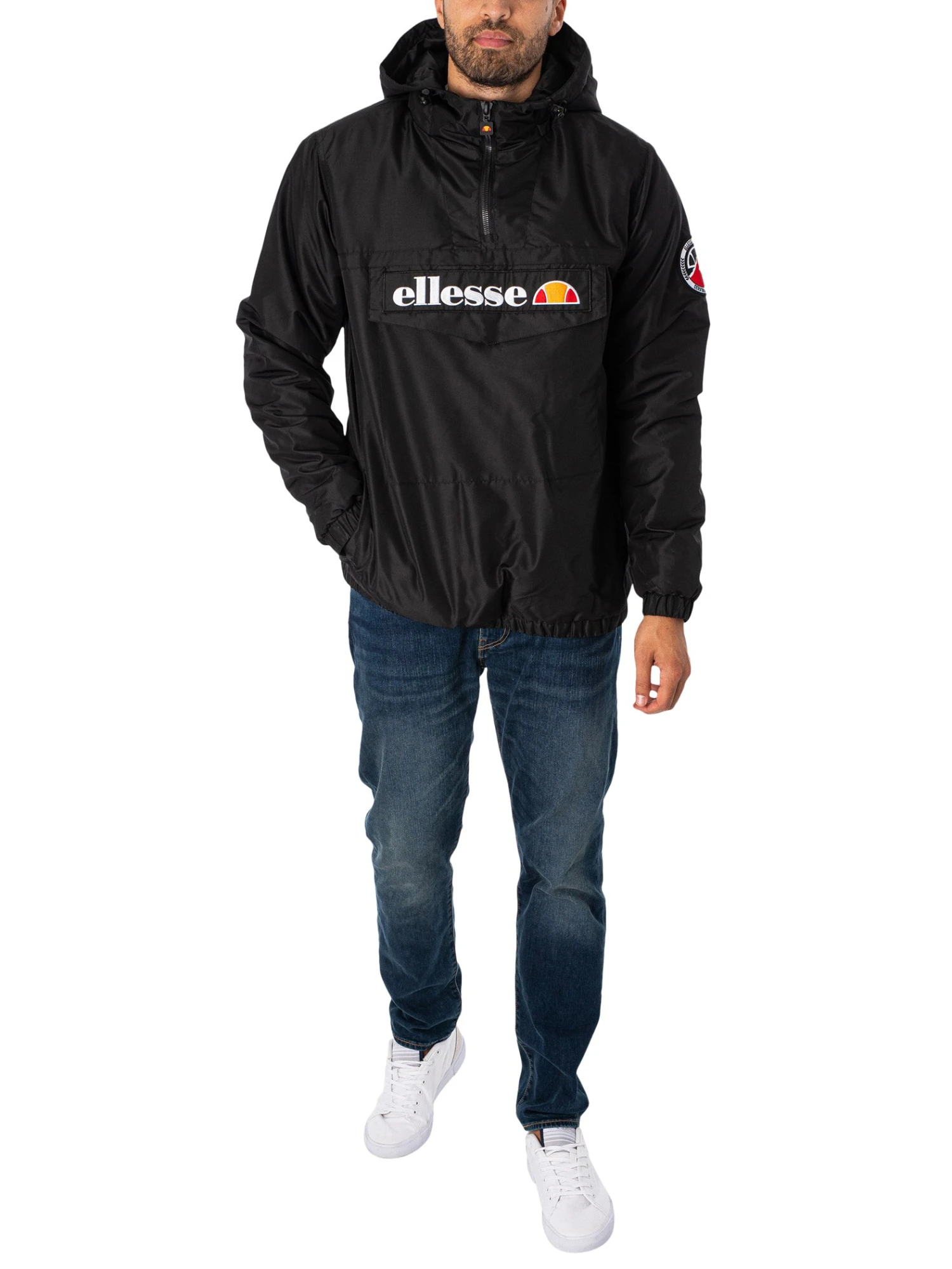 Ellesse Monterini Pullover Jacket - Black 8 Ellesse Monterini Pullover Jacket - Black - Image 8