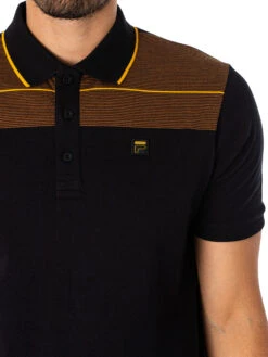 Fila Jacapo Polo Shirt - Black -Standout Fashion Shop 48523d