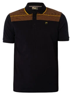 Fila Jacapo Polo Shirt - Black -Standout Fashion Shop 48523e