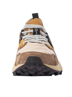 Flower Mountain Yamano 3 Suede Trainers - Beige/Brown -Standout Fashion Shop 48531d