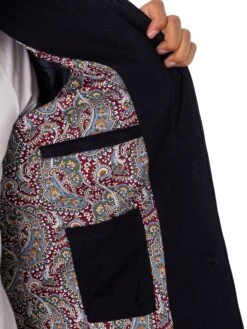 Gabicci Houghton Twill Vintage Jacket - Navy -Standout Fashion Shop 48535g