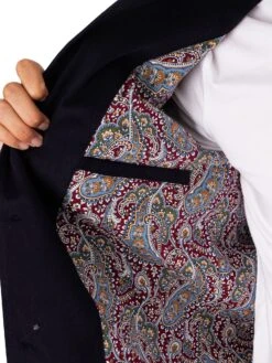 Gabicci Houghton Twill Vintage Jacket - Navy -Standout Fashion Shop 48535h