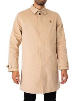 Gabicci Houghton Twill Vintage Jacket - Oatmeal