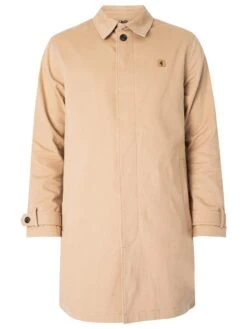 Gabicci Houghton Twill Vintage Jacket - Oatmeal -Standout Fashion Shop 48536j