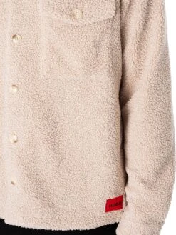 HUGO Enalu Sherpa Jacket - Natural 10 HUGO Enalu Sherpa Jacket - Natural -Standout Fashion Shop 48546d