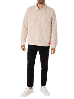 HUGO Enalu Sherpa Jacket - Natural 12 HUGO Enalu Sherpa Jacket - Natural -Standout Fashion Shop 48546f