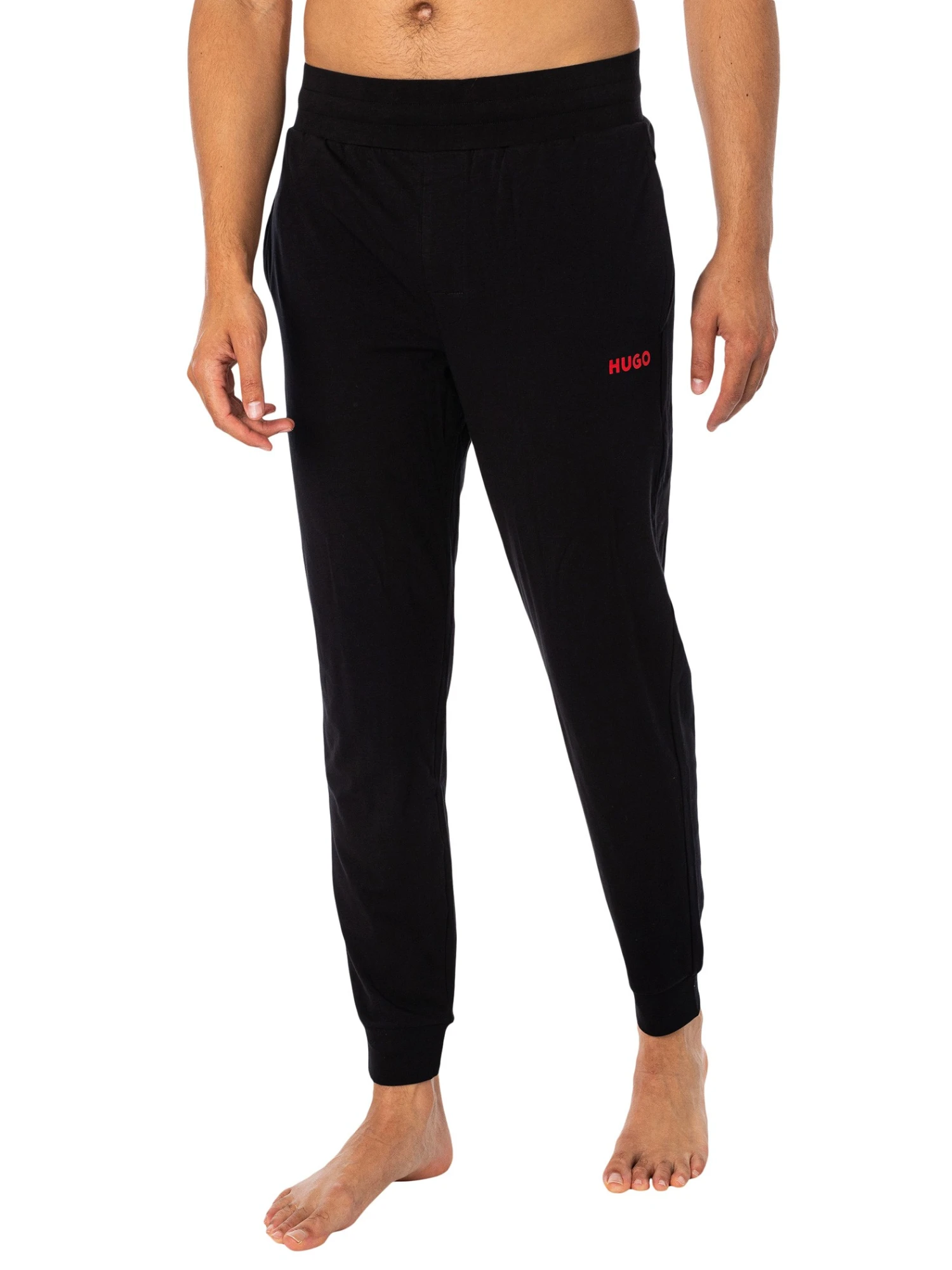 HUGO Lounge Linked Joggers - Black 1 HUGO Lounge Linked Joggers - Black