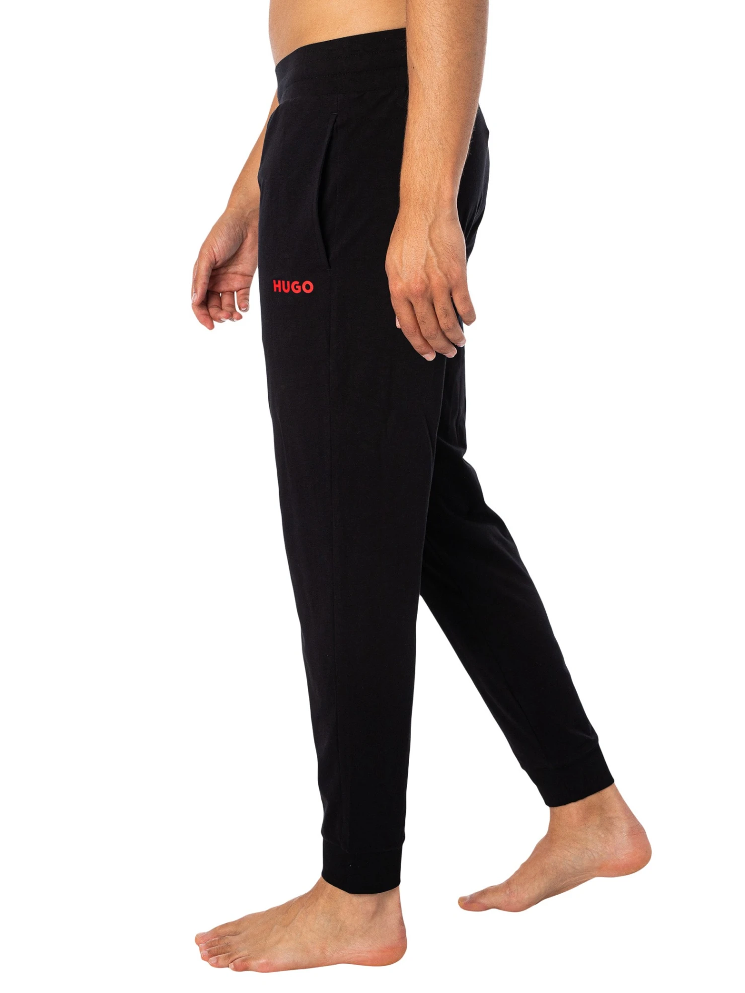 HUGO Lounge Linked Joggers - Black 2 HUGO Lounge Linked Joggers - Black - Image 2