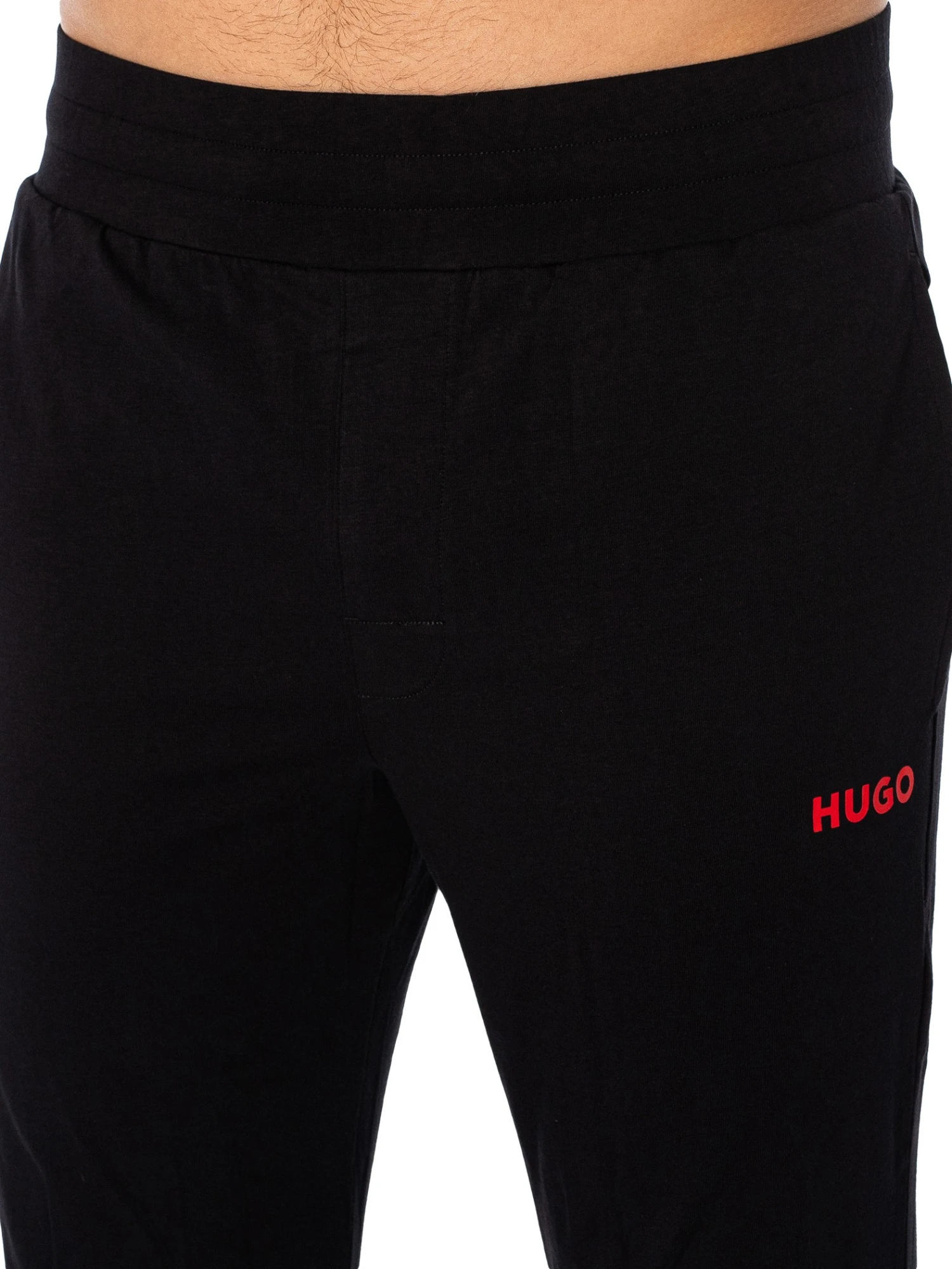 HUGO Lounge Linked Joggers - Black 5 HUGO Lounge Linked Joggers - Black - Image 5