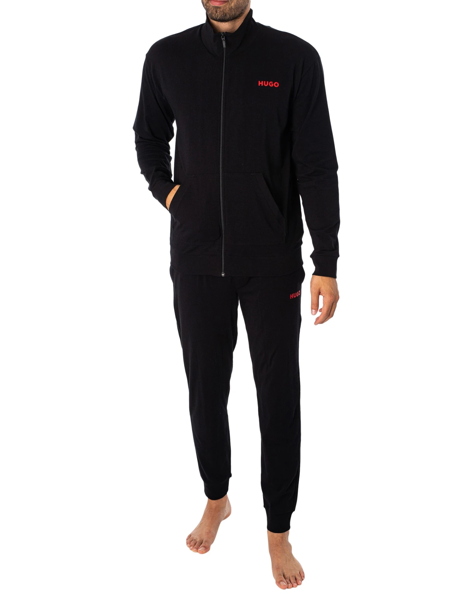 HUGO Lounge Linked Joggers - Black 6 HUGO Lounge Linked Joggers - Black - Image 6