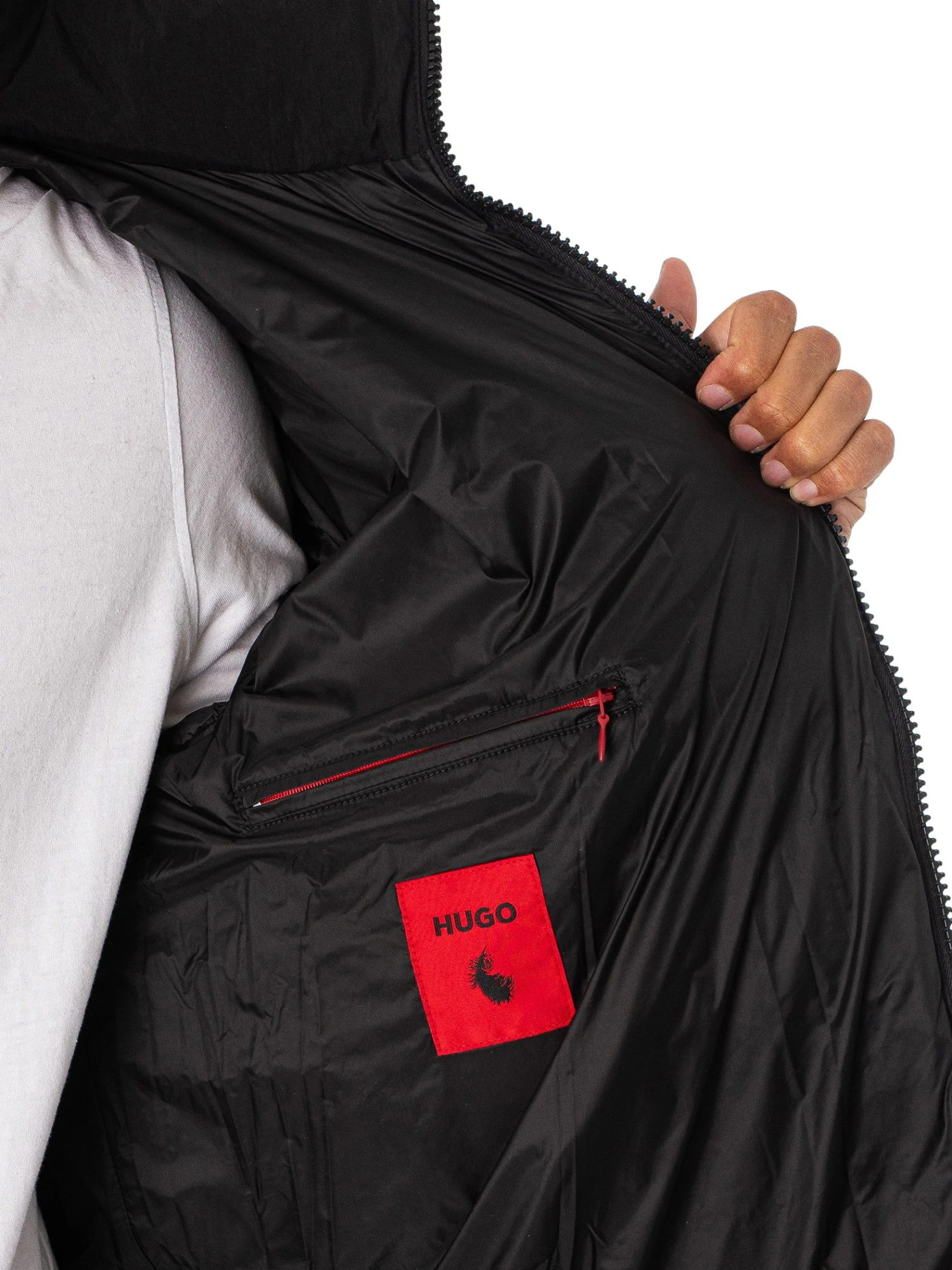 HUGO Magnus2341 Puffer Jacket - Black 6 HUGO Magnus2341 Puffer Jacket - Black - Image 6