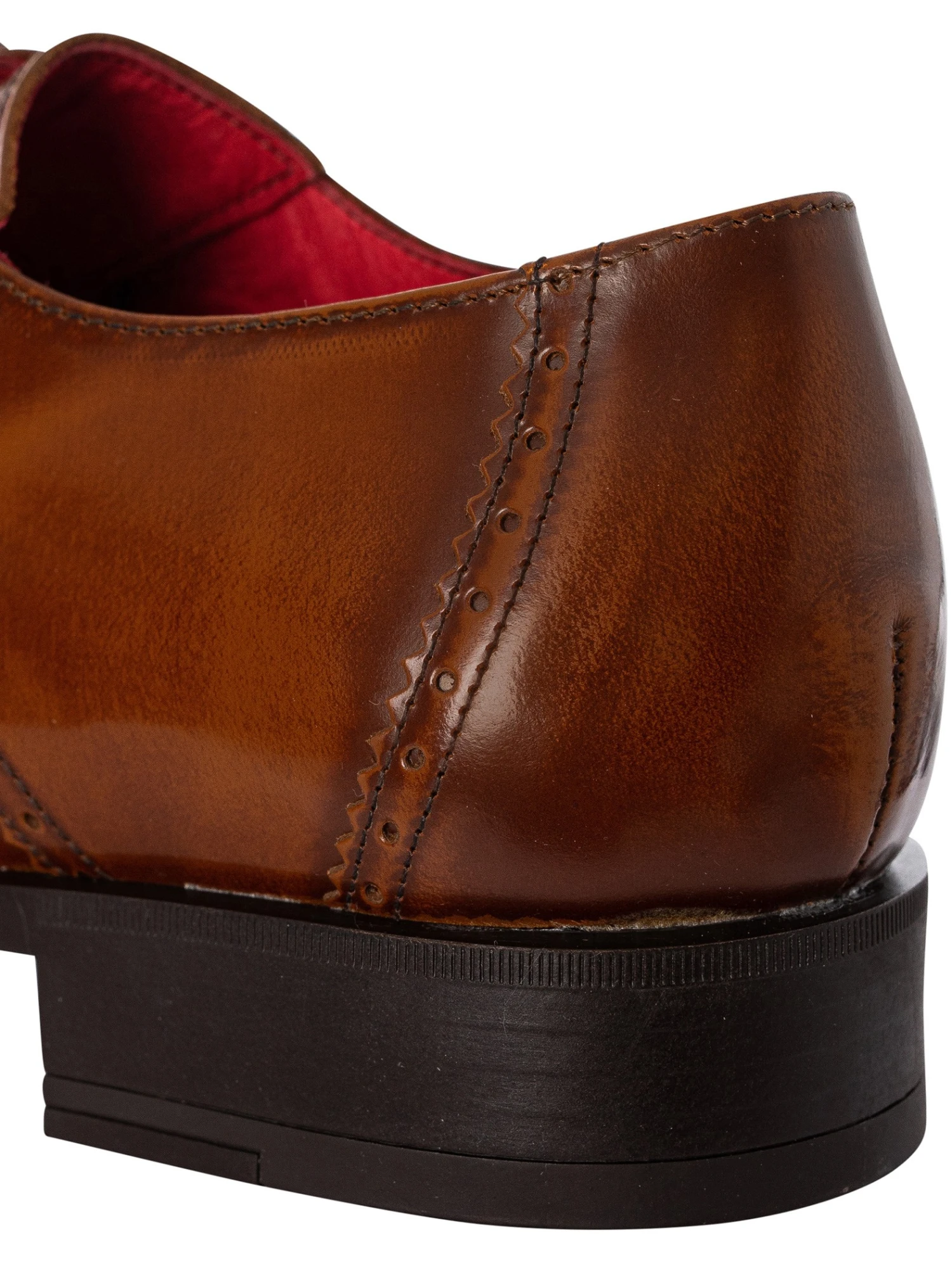 Jeffery West Derby Brogue Leather Shoes - Honey 9 Jeffery West Derby Brogue Leather Shoes - Honey - Image 9