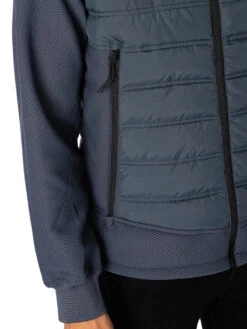 Marshall Artist Hybrid Softshell Jacket - Slate Blue -Standout Fashion Shop 48583e