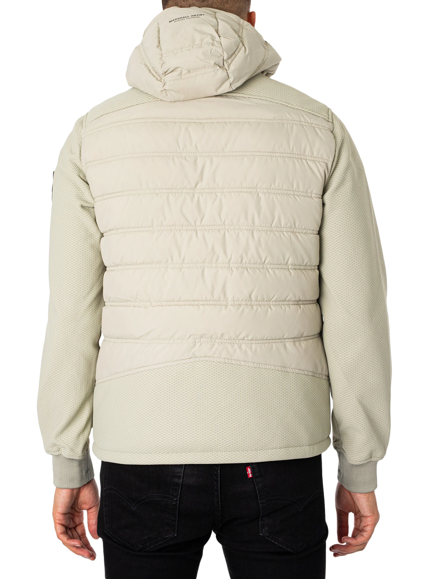 Marshall Artist Hybrid Softshell Jacket - Stone 3 Marshall Artist Hybrid Softshell Jacket - Stone - Image 3