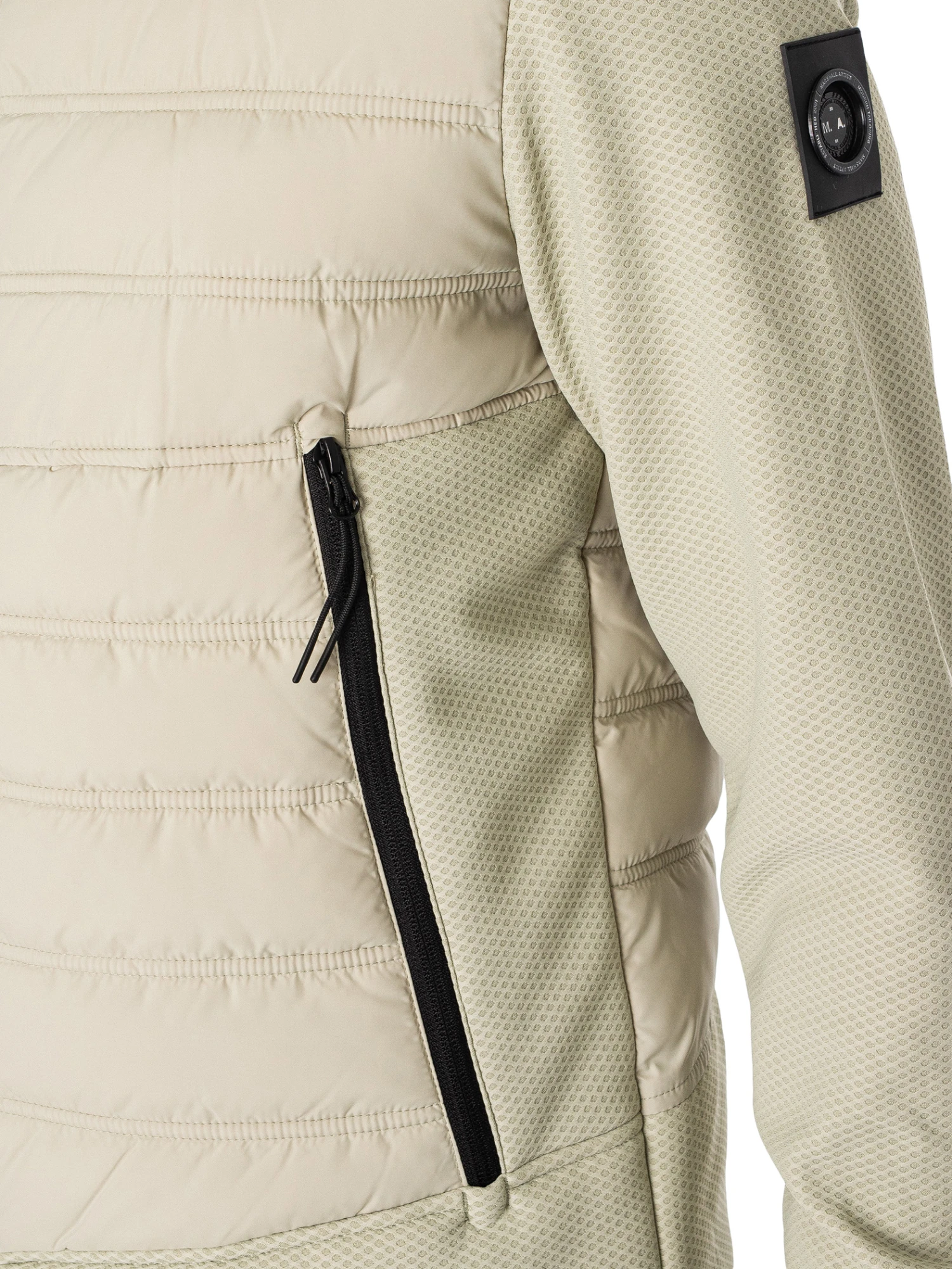 Marshall Artist Hybrid Softshell Jacket - Stone 4 Marshall Artist Hybrid Softshell Jacket - Stone - Image 4