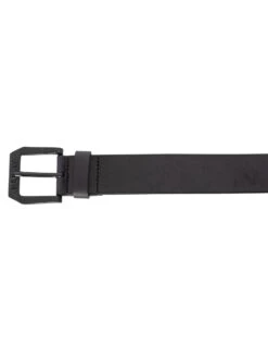 Replay Branded Leather Belt - Black -Standout Fashion Shop 48592e
