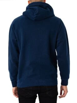 Replay Graphic Pullover Hoodie - Navy -Standout Fashion Shop 48595d