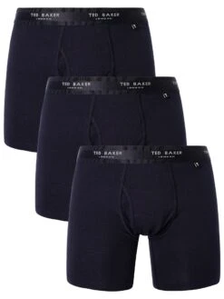 Ted Baker 3 Pack Boxer Briefs - Navy