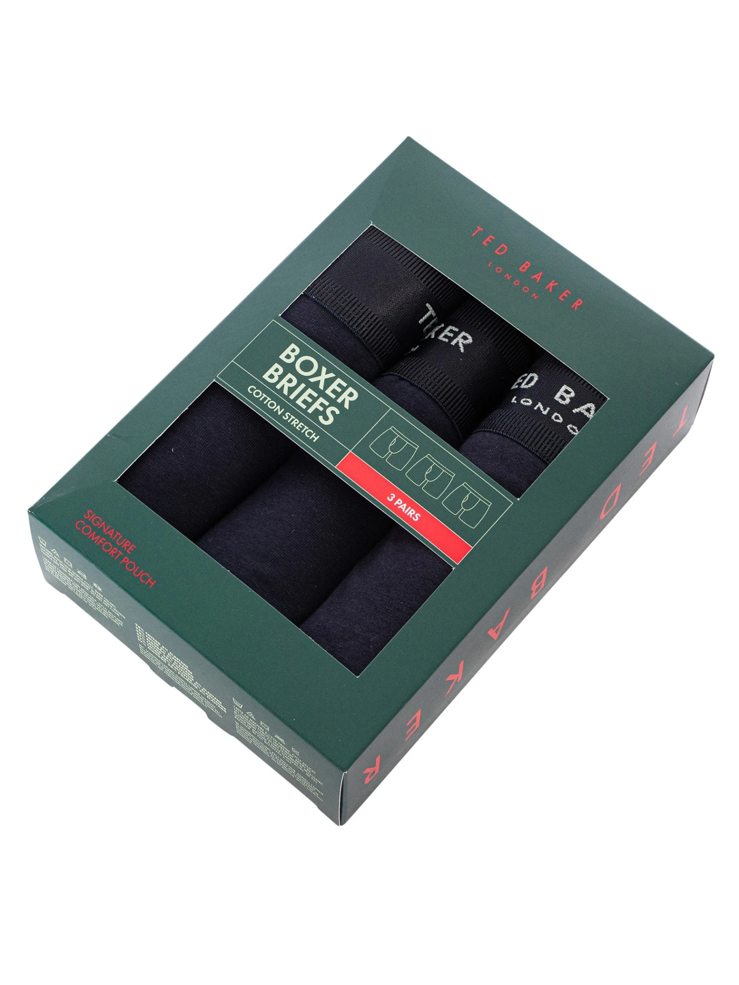 Ted Baker 3 Pack Boxer Briefs - Navy 6 Ted Baker 3 Pack Boxer Briefs - Navy - Image 6