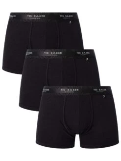 Ted Baker 3 Pack Trunks - Black