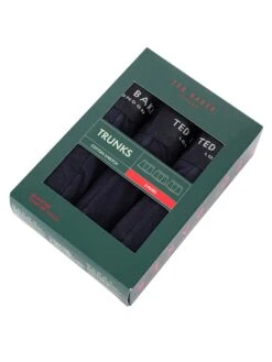 Ted Baker 3 Pack Trunks - Navy -Standout Fashion Shop 48620f