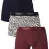 Ted Baker 3 Pack Trunks - Navy/Radicchio/Foral