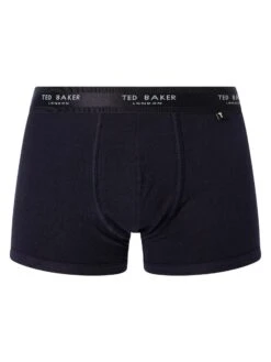 Ted Baker 3 Pack Trunks - Navy/Heather Grey/Faded Geo Navy -Standout Fashion Shop 48622g