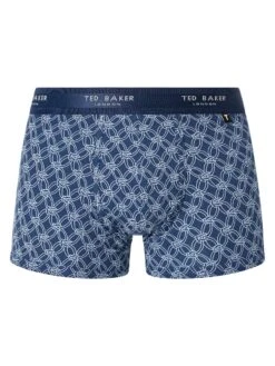 Ted Baker 3 Pack Trunks - Scarab/Real Teal/Rope Chain Navy -Standout Fashion Shop 48624e