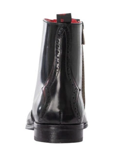 Jeffery West Scarface Leather Zip Chelsea Boots - Black -Standout Fashion Shop 48693e