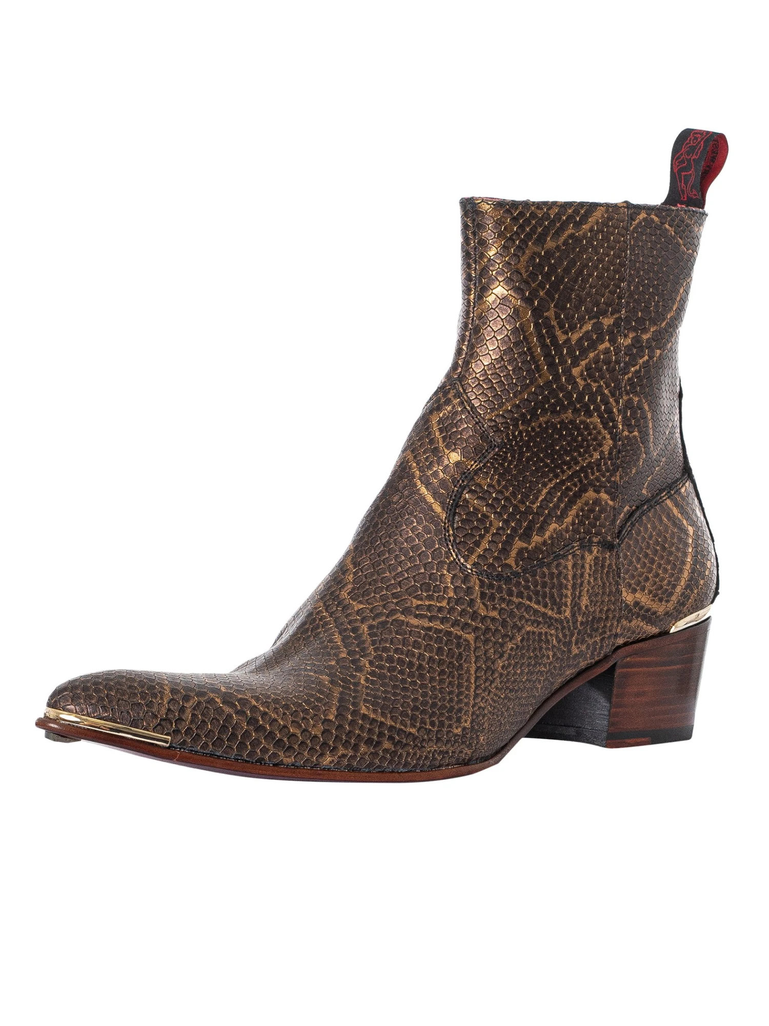 Jeffery West Sylvian Zip Chelsea Boots - Bronze Halley 1 Jeffery West Sylvian Zip Chelsea Boots - Bronze Halley