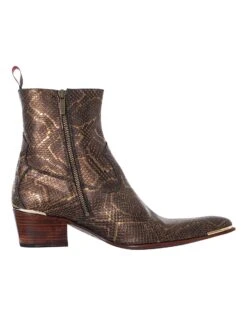 Jeffery West Sylvian Zip Chelsea Boots - Bronze Halley 11 Jeffery West Sylvian Zip Chelsea Boots - Bronze Halley -Standout Fashion Shop 48701c