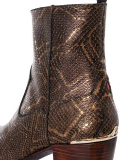 Jeffery West Sylvian Zip Chelsea Boots - Bronze Halley 17 Jeffery West Sylvian Zip Chelsea Boots - Bronze Halley -Standout Fashion Shop 48701i