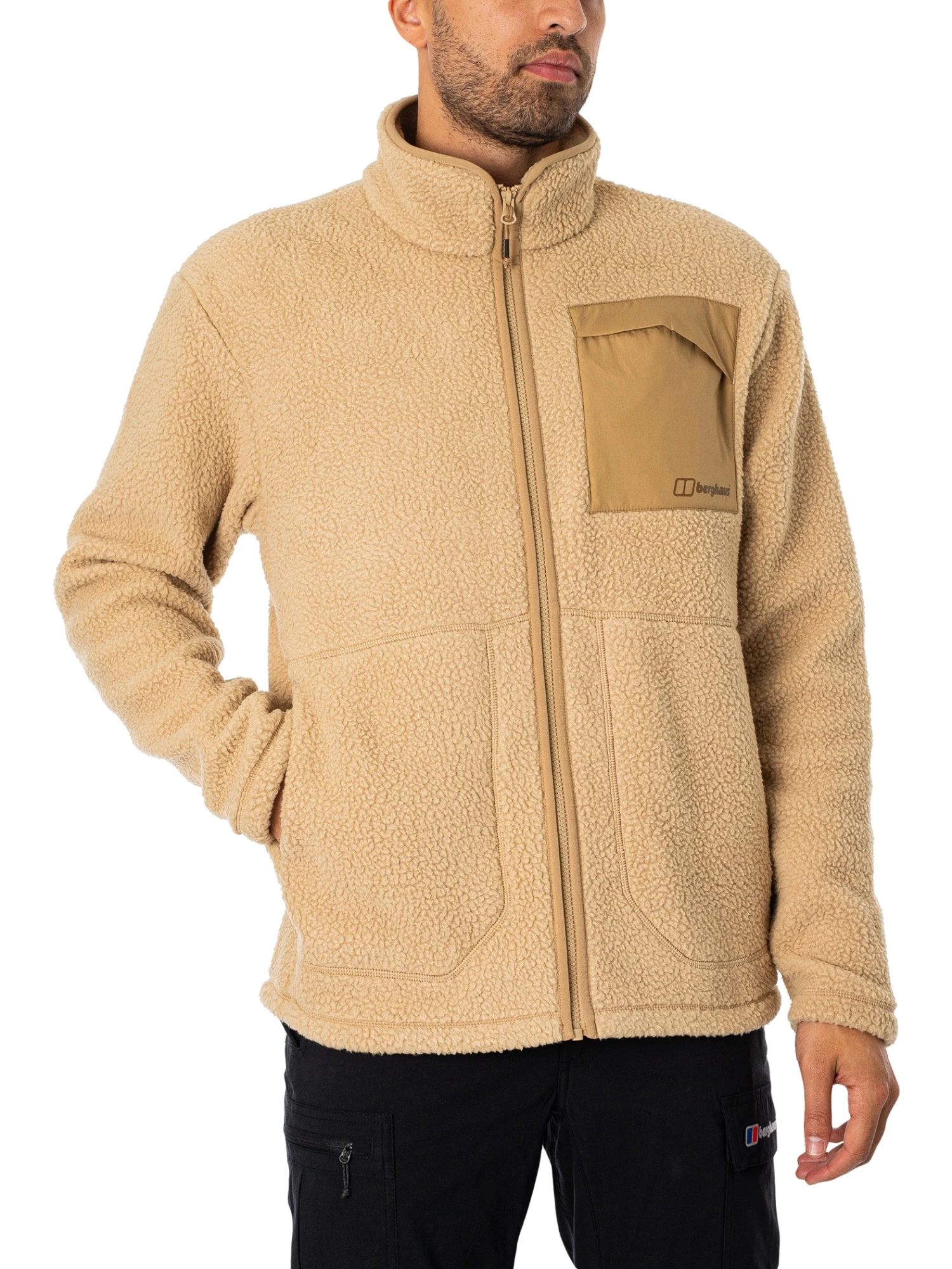 Berghaus Kaler Fleece Jacket - Natural 2 Berghaus Kaler Fleece Jacket - Natural - Image 2