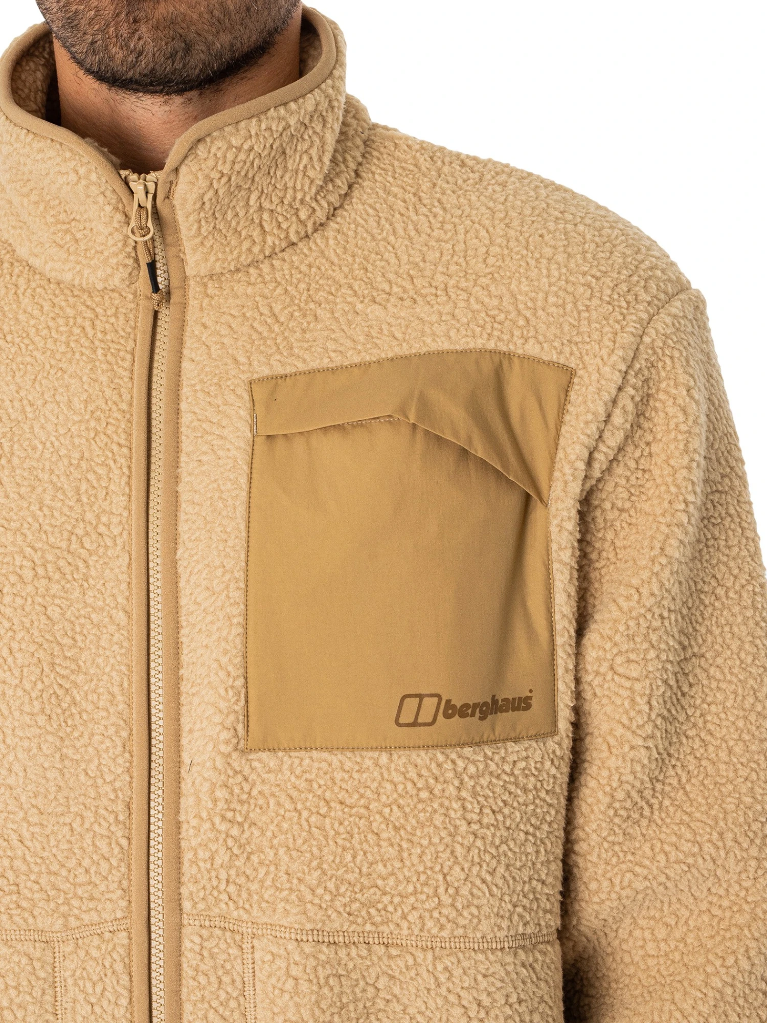 Berghaus Kaler Fleece Jacket - Natural 4 Berghaus Kaler Fleece Jacket - Natural - Image 4