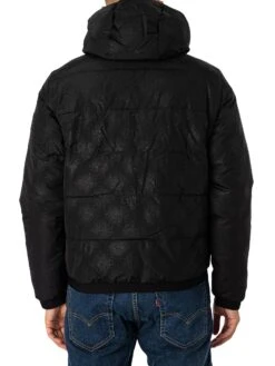 EA7 Sleeve Logo Bomber Jacket - Black -Standout Fashion Shop 48736c